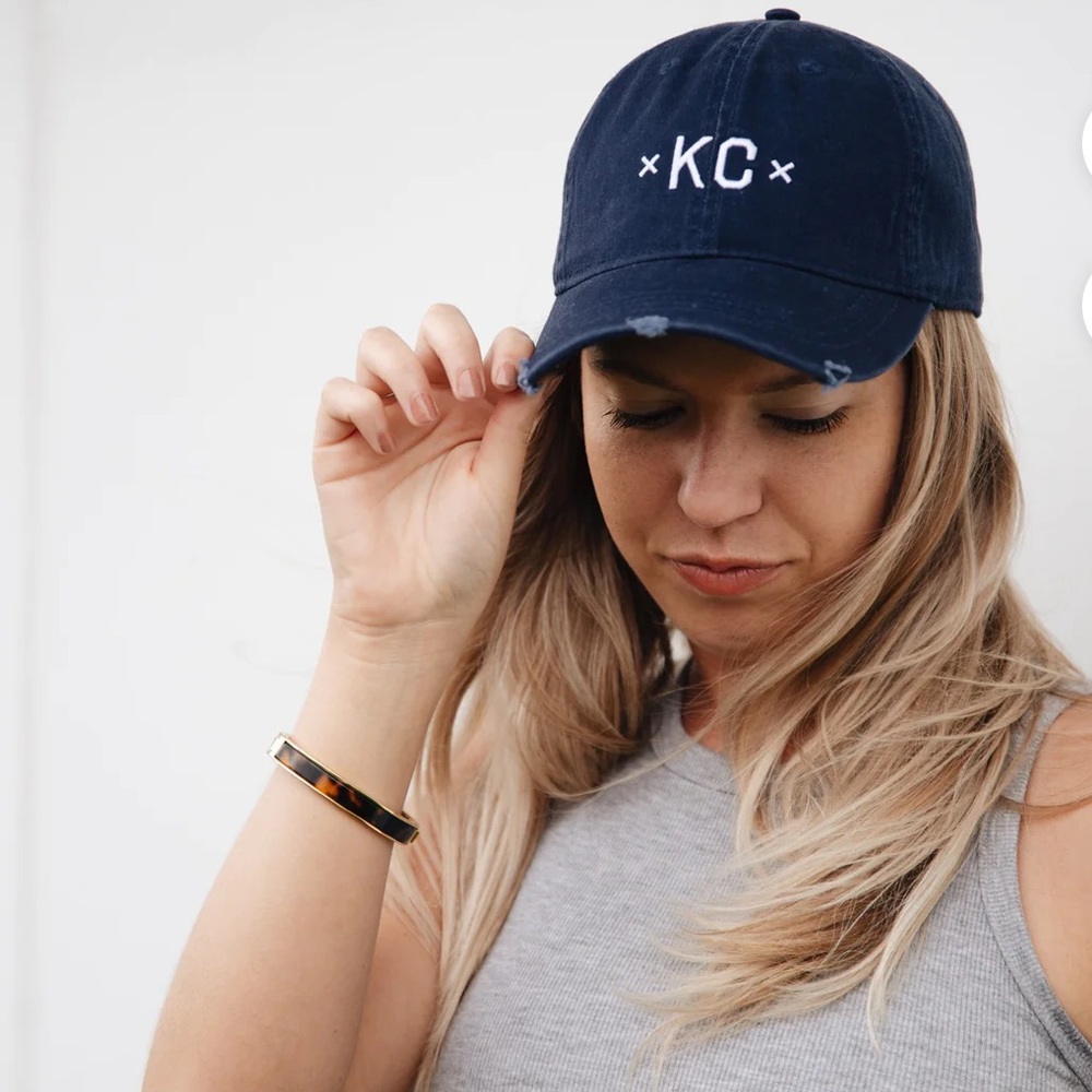 Made Mobb Kansas City Adjustable Hat in Navy Blue
